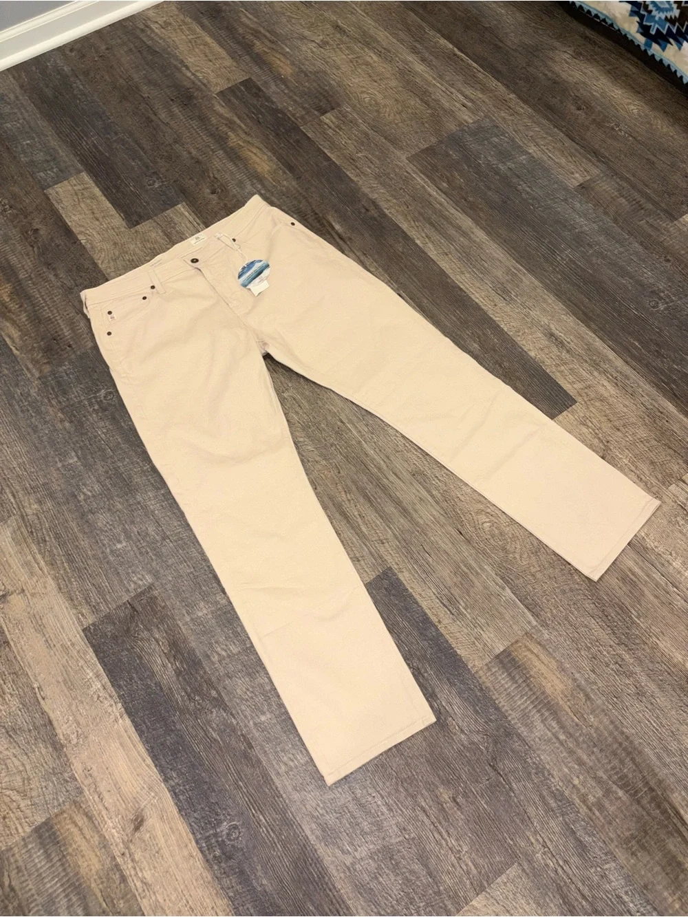 Ag Adriano Goldschmied Light Beige Casual Pants